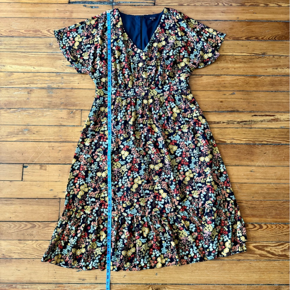 Madewell Floral Midi Dress - Multicolor - Picture 5 of 5